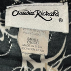 2000s Claudia Richard Floral Slinky Top