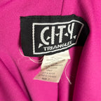 VTG City Triangles Hibiscus V-Neck Midi Dress