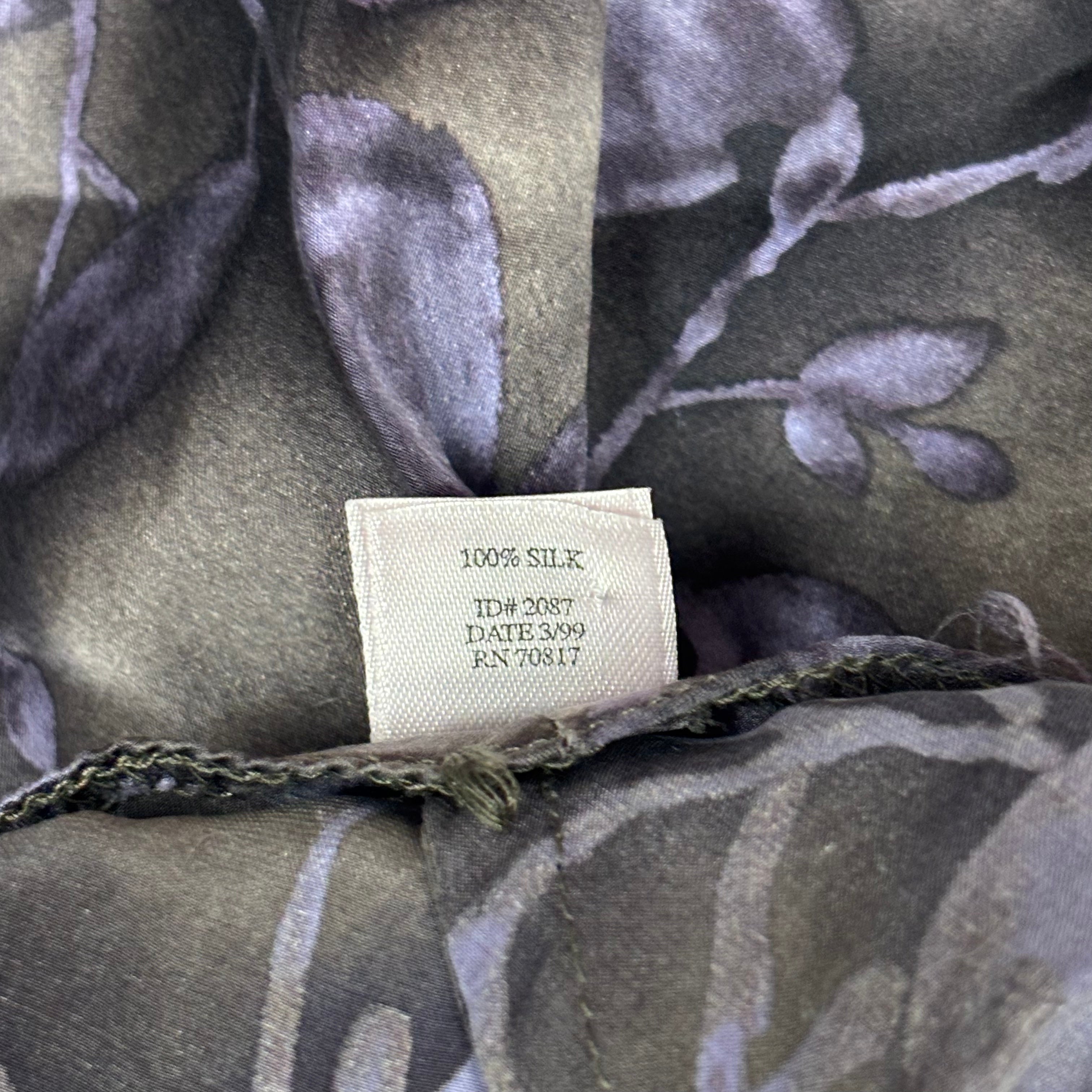 1999 Victoria's Secret Purple Silk Slip Dress