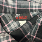 VTG Joe Benbasset Plaid Buckle Detail Mini Skirt