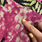 Jones New York 100% Silk Floral Layered Midi Skirt