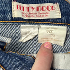 VTG Betty Boop High-Rise Denim Shorts