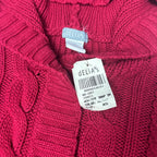 NWT dELiA*s Cable Knit Hooded Cardigan