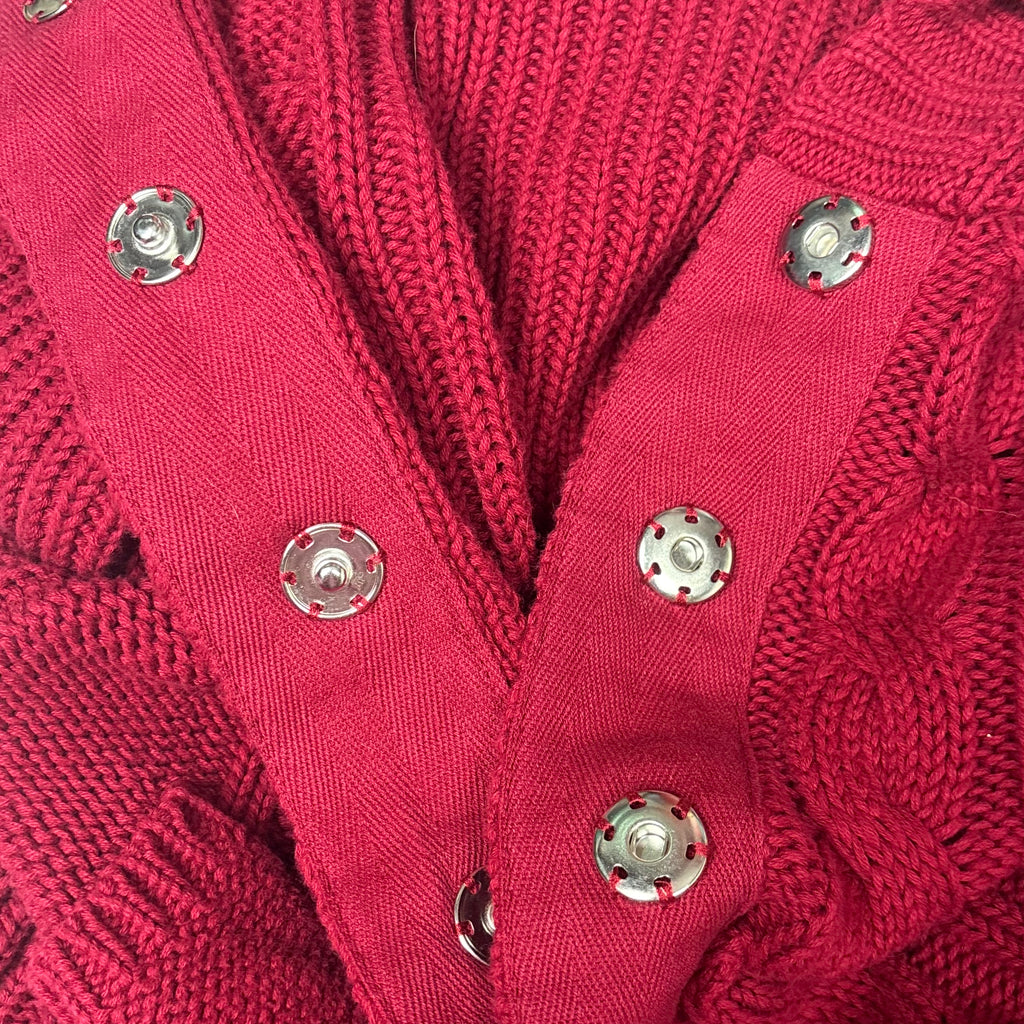 NWT dELiA*s Cable Knit Hooded Cardigan