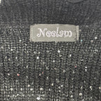 2000's Neelam Sequin Waterfall Ruffle Cardigan