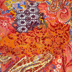 Y2K Trousers Etc. Paisley Floral Baby Tee