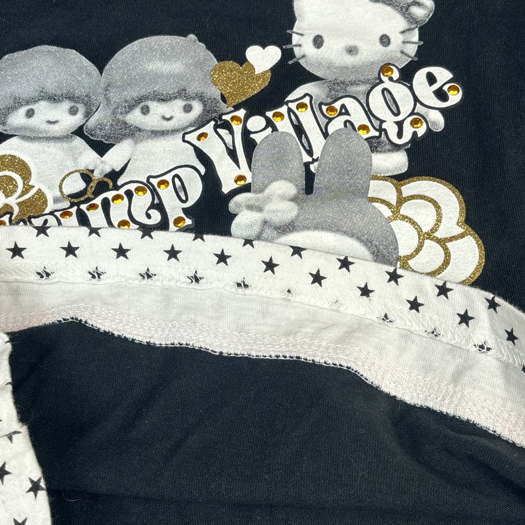 Sanrio "Stump Village" Faux-Layered Baby Tee