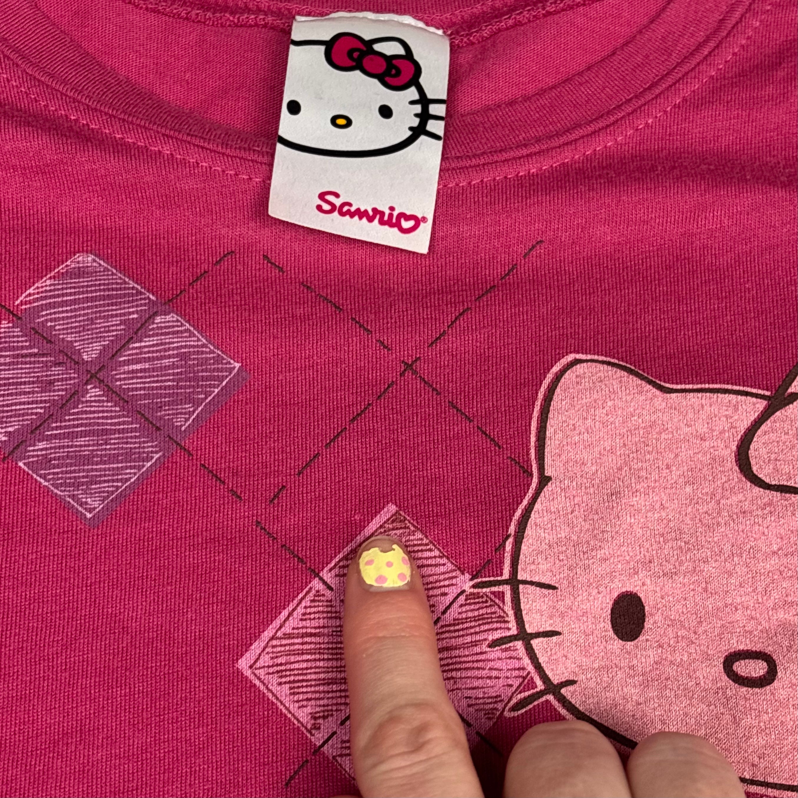 2007 Mighty Fine Hello Kitty Graphic Baby Tee