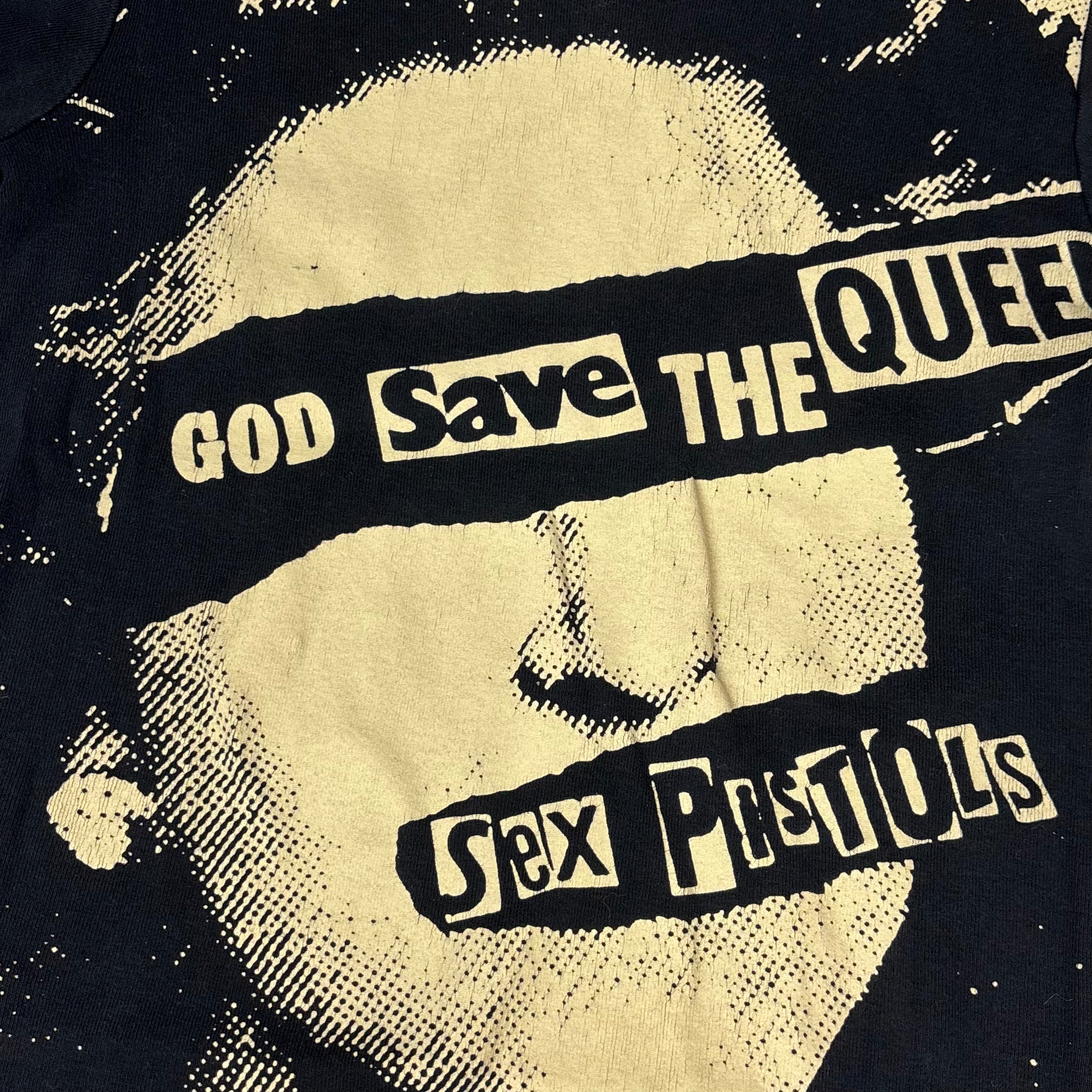 VTG Sex Pistols "God Save The Queen" Graphic Baby Tee