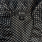 2000s Byer California Polka Dot Ruffle Blouse