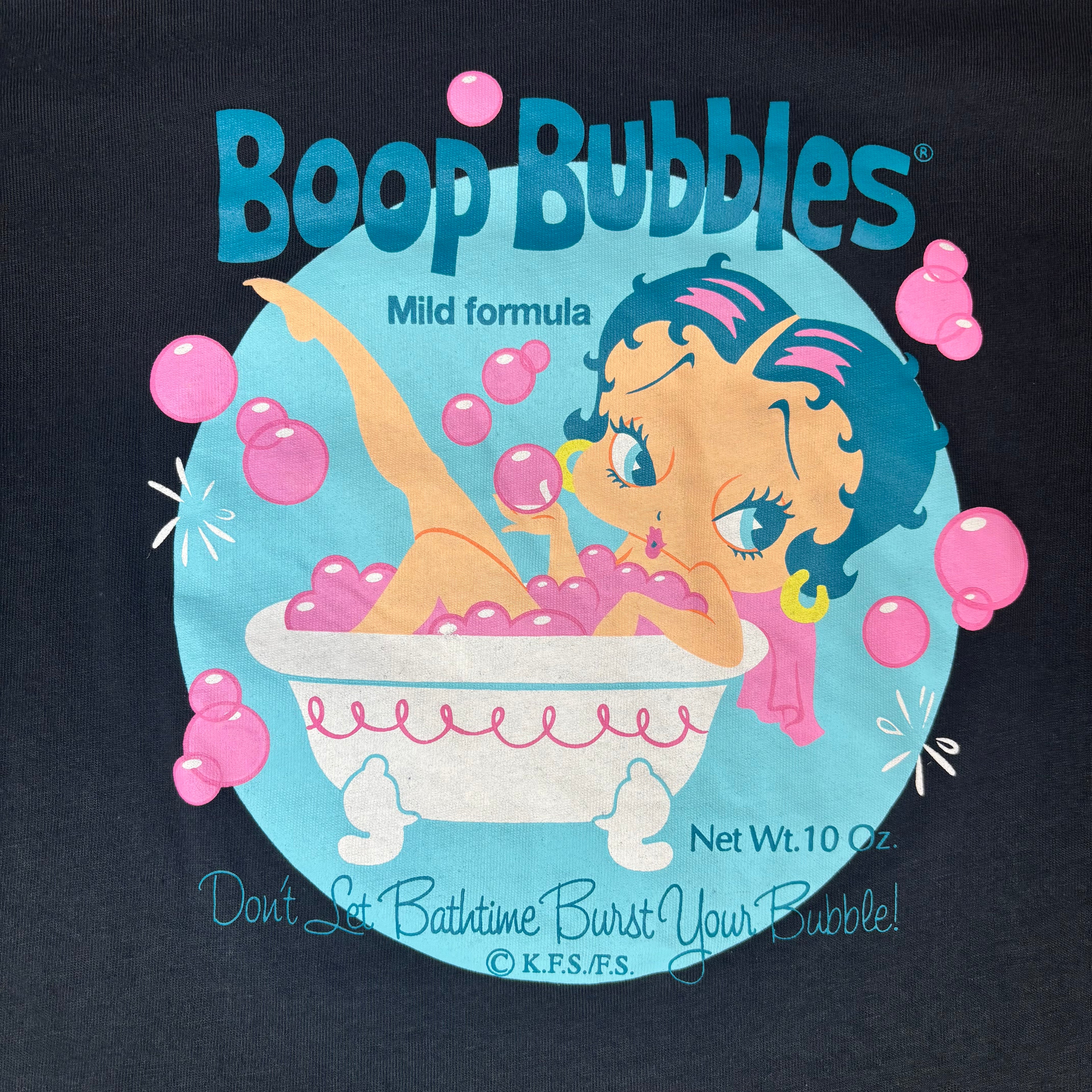 VTG Betty Boop "Boop Bubbles" Graphic Tee