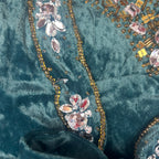 2000s Pliocene Velvet Embellished Tank Top + Bolero