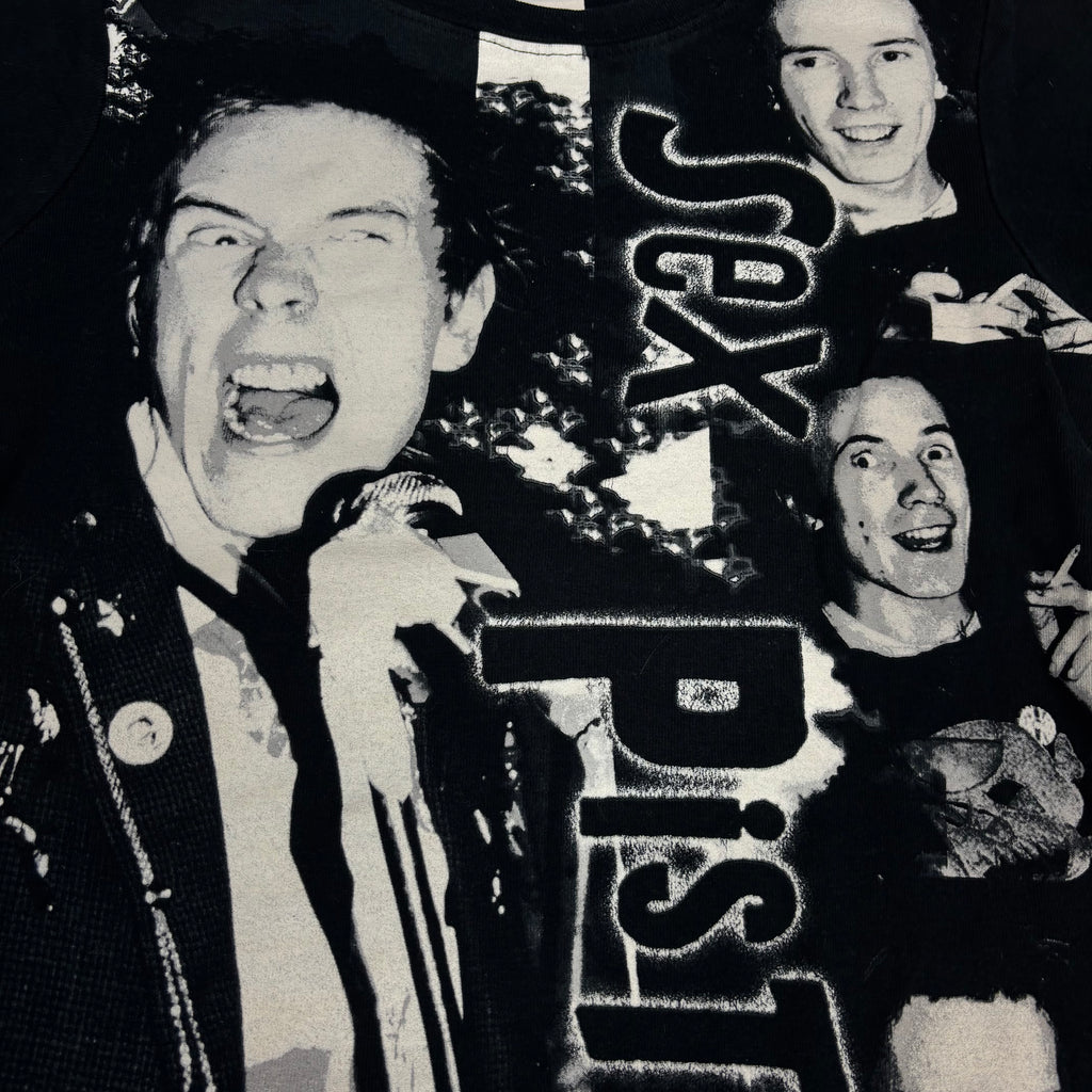 VTG Sex Pistols Monochromatic Portrait Baby Tee