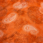 2000s Faded Glory Paisley Ribbed V-Neck Baby Tee
