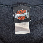 VTG Harley Davidson Flaming Dice Graphic Crewneck Sweatshirt