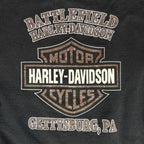 VTG Harley Davidson Flaming Dice Graphic Crewneck Sweatshirt