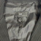 Iz Byer Pinstripe Short Sleeve Blazer Top