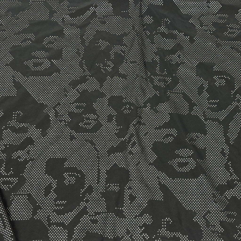 Xhilaration V-Neck Graphic Face Print Long Sleeve