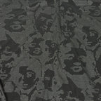 Xhilaration V-Neck Graphic Face Print Long Sleeve
