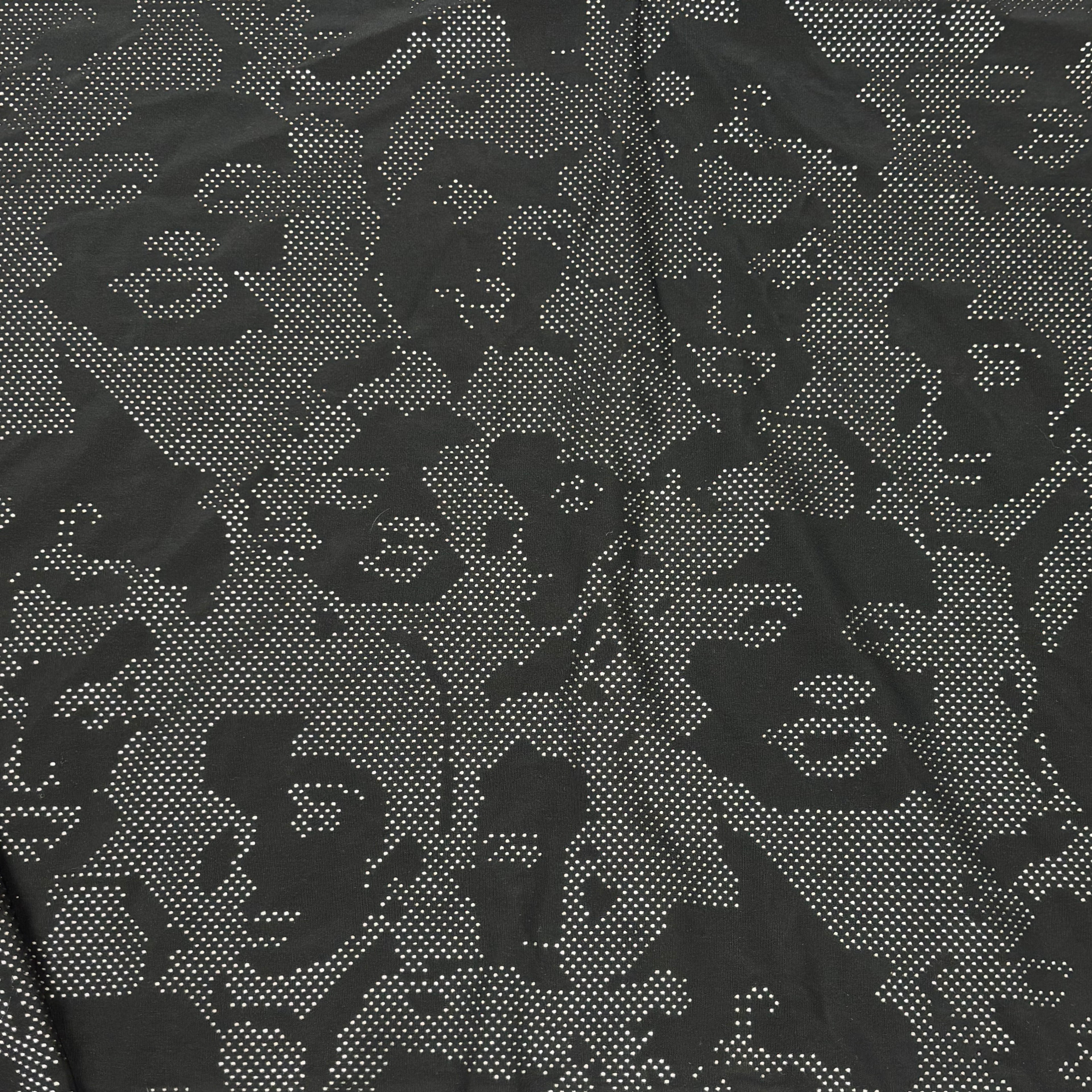Xhilaration V-Neck Graphic Face Print Long Sleeve