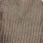 2000s Aeropostale Chunky Cable Knit Hooded Cardigan