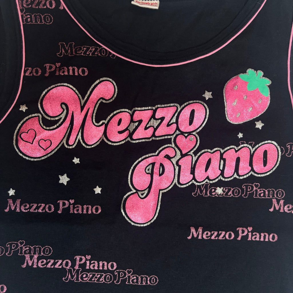 Rare Mezzo Piano Strawberry Graphic Tank Top