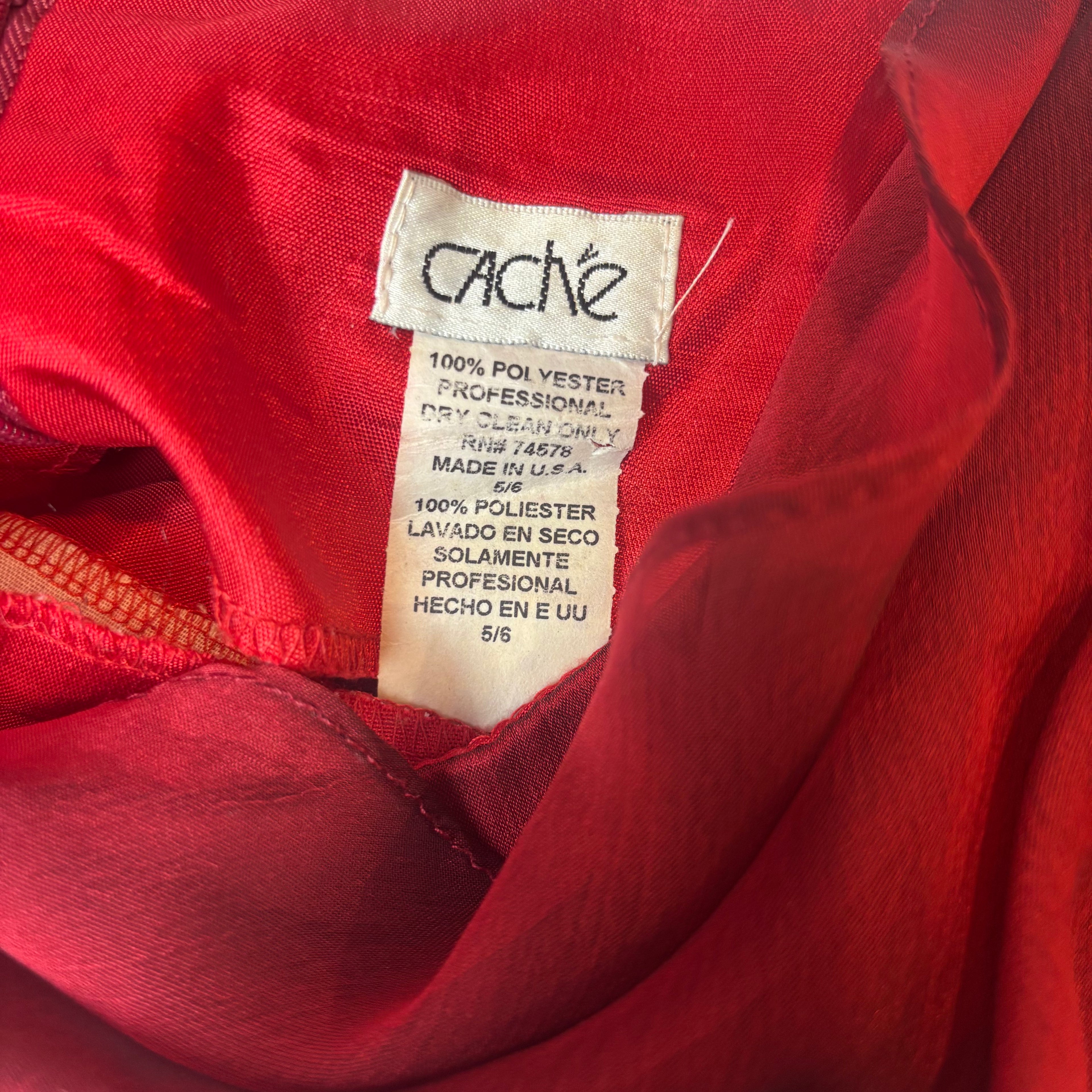 VTG Cache Cowl Neck Dress