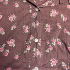 2000s Lucky Brand Floral Button Up Shirt