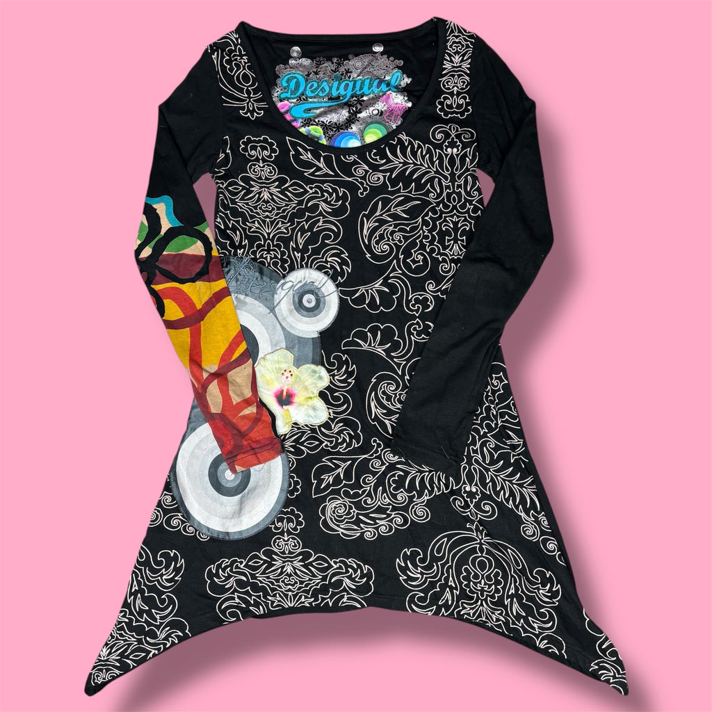 Desigual Asymmetrical Eclectic Tunic/Dress