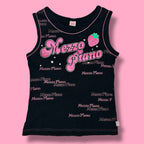 Rare Mezzo Piano Strawberry Graphic Tank Top