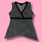 2000s JKLA California Polka Dot V-Neck Tank
