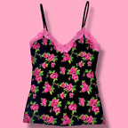 NWT Betsey Johnson Intimates Rose Print Camisole
