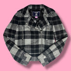 2007 VS PINK Plaid Moto Jacket