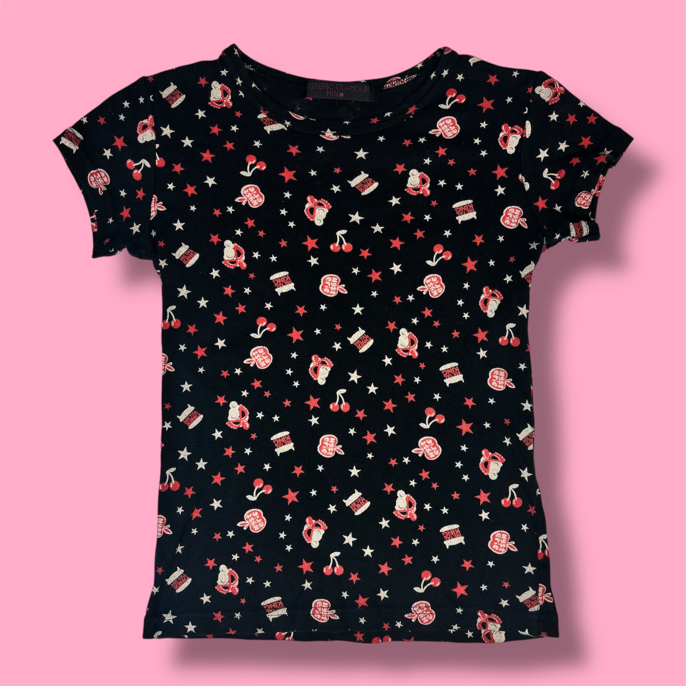 Hysteric Glamour Mini All-Over Print Baby Tee