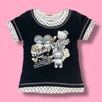 Sanrio "Stump Village" Faux-Layered Baby Tee