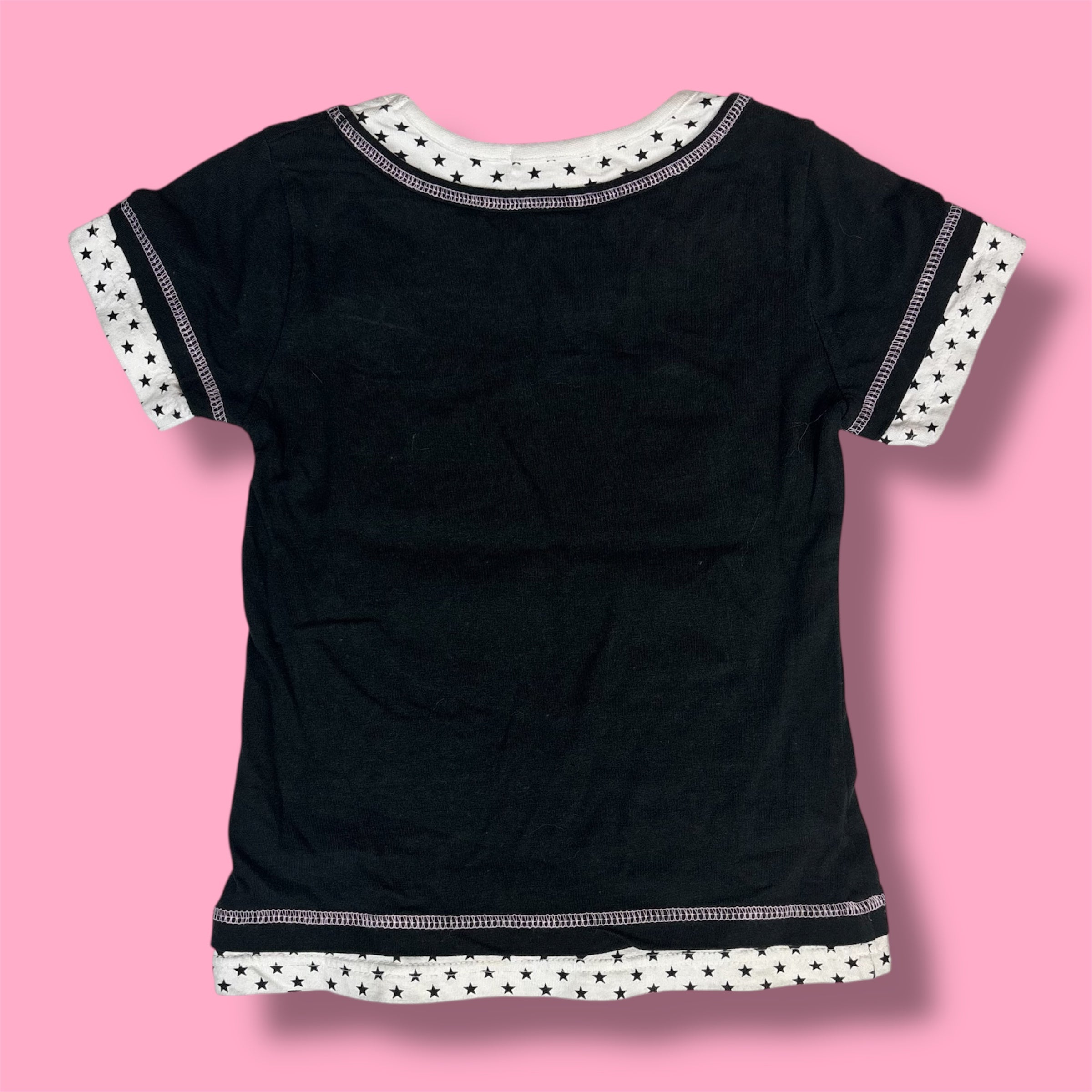 Sanrio "Stump Village" Faux-Layered Baby Tee