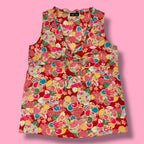 2000s Saint Tears Kimono Print Tank Top