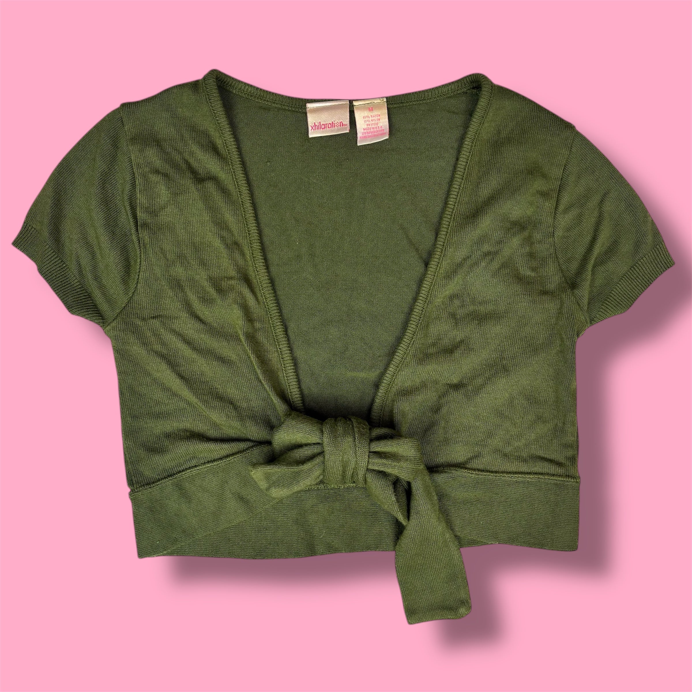 2000s Xhilaration Front-Tie Bolero