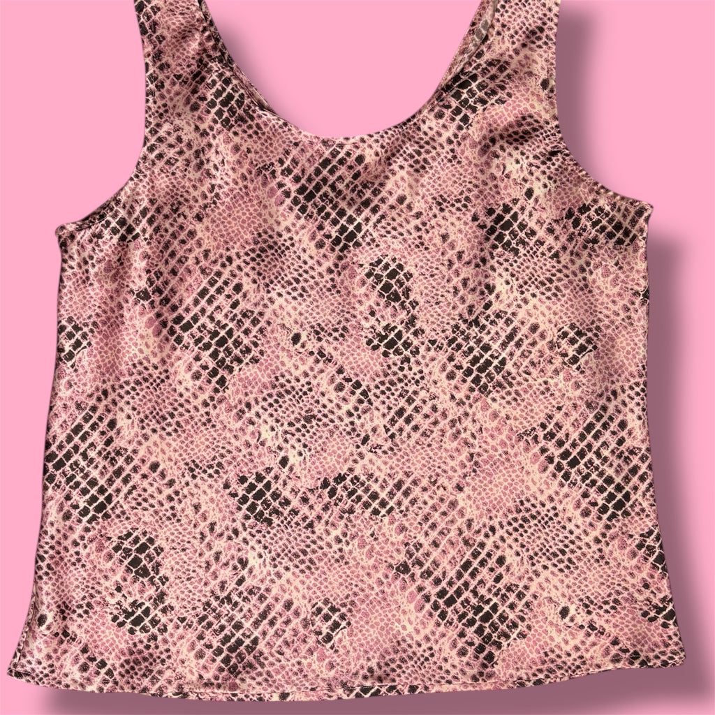 2000s Axcess Floral Micromesh Layered Long Sleeve Top