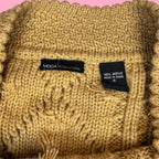 Moda International Off-the-Shoulder Bobble Knit Sweater