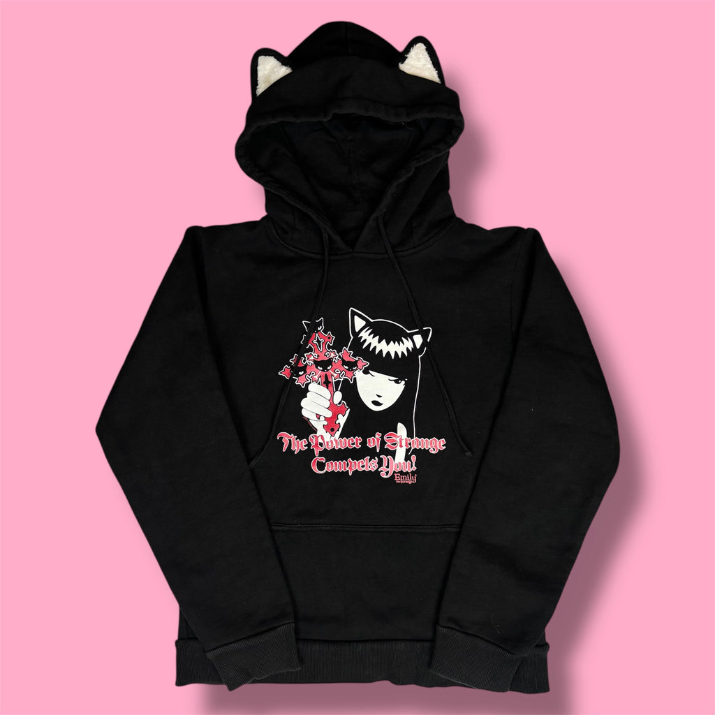 2007 Emily The Strange Cat Ear Hoodie