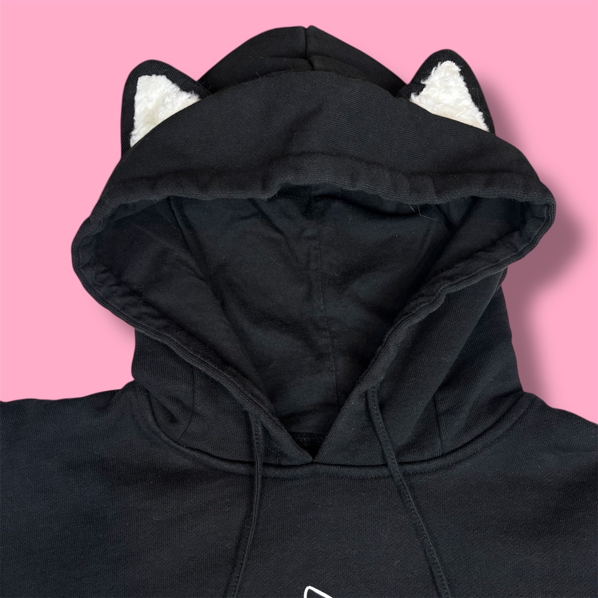 2007 Emily The Strange Cat Ear Hoodie