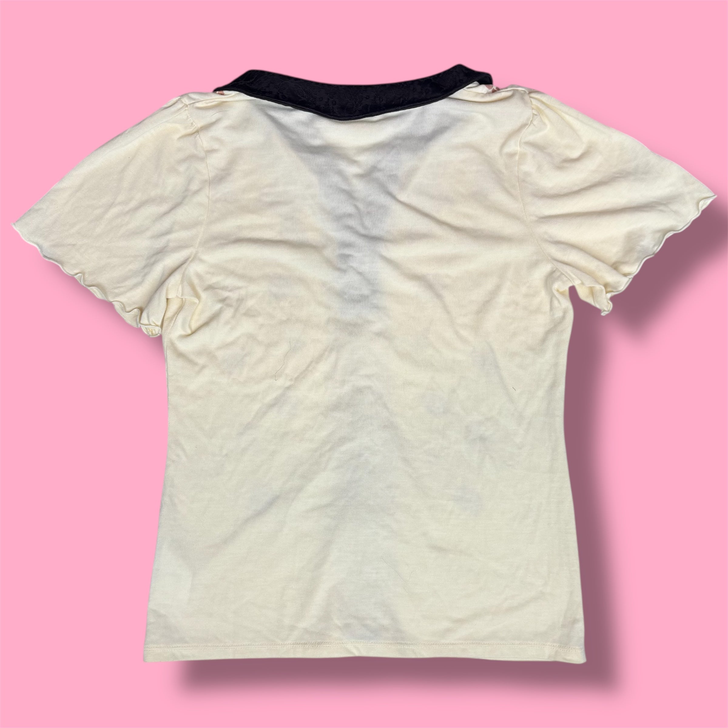 Axes Femme Butterfly & Rose Detailed Blouse