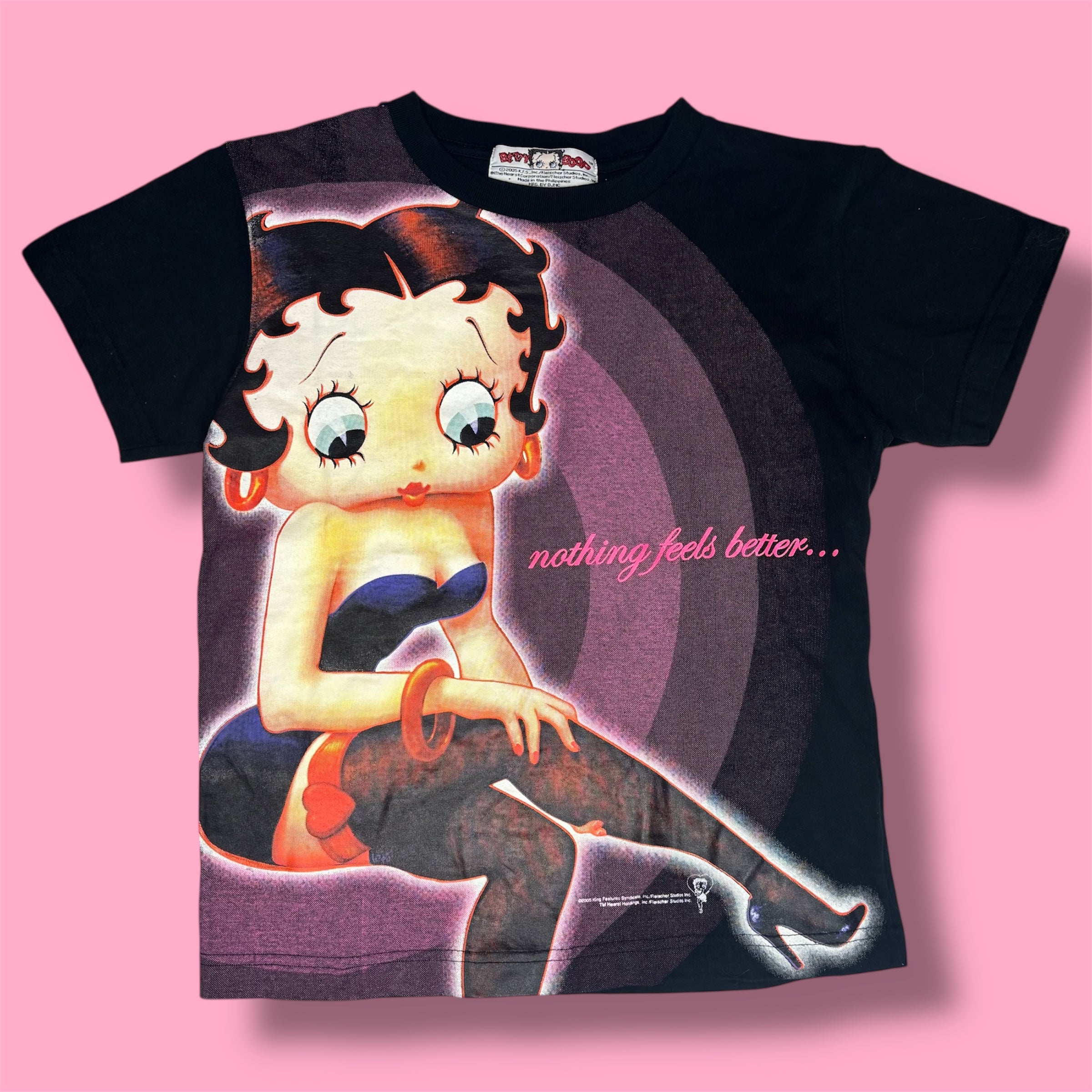 VTG 2005 Betty Boop Full Graphic Baby Tee