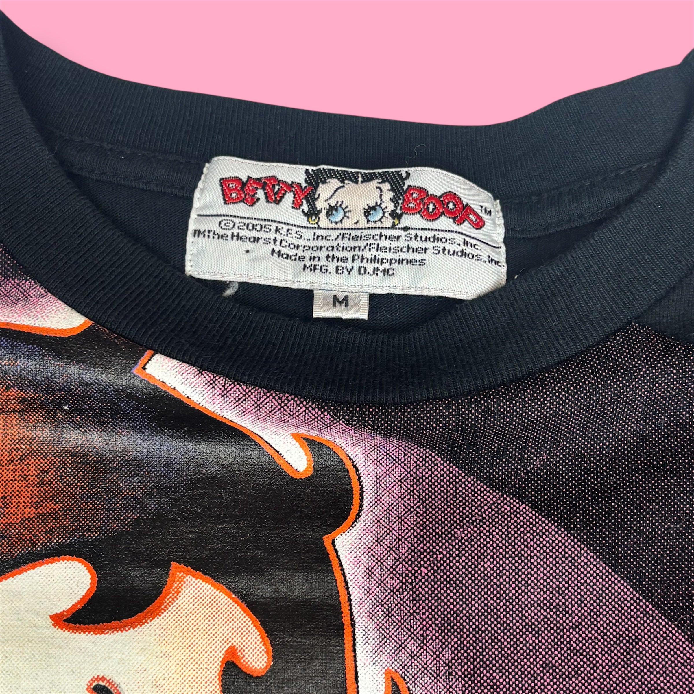 VTG 2005 Betty Boop Full Graphic Baby Tee