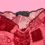 2000s Boga Floral Patchwork Milkmaid Top