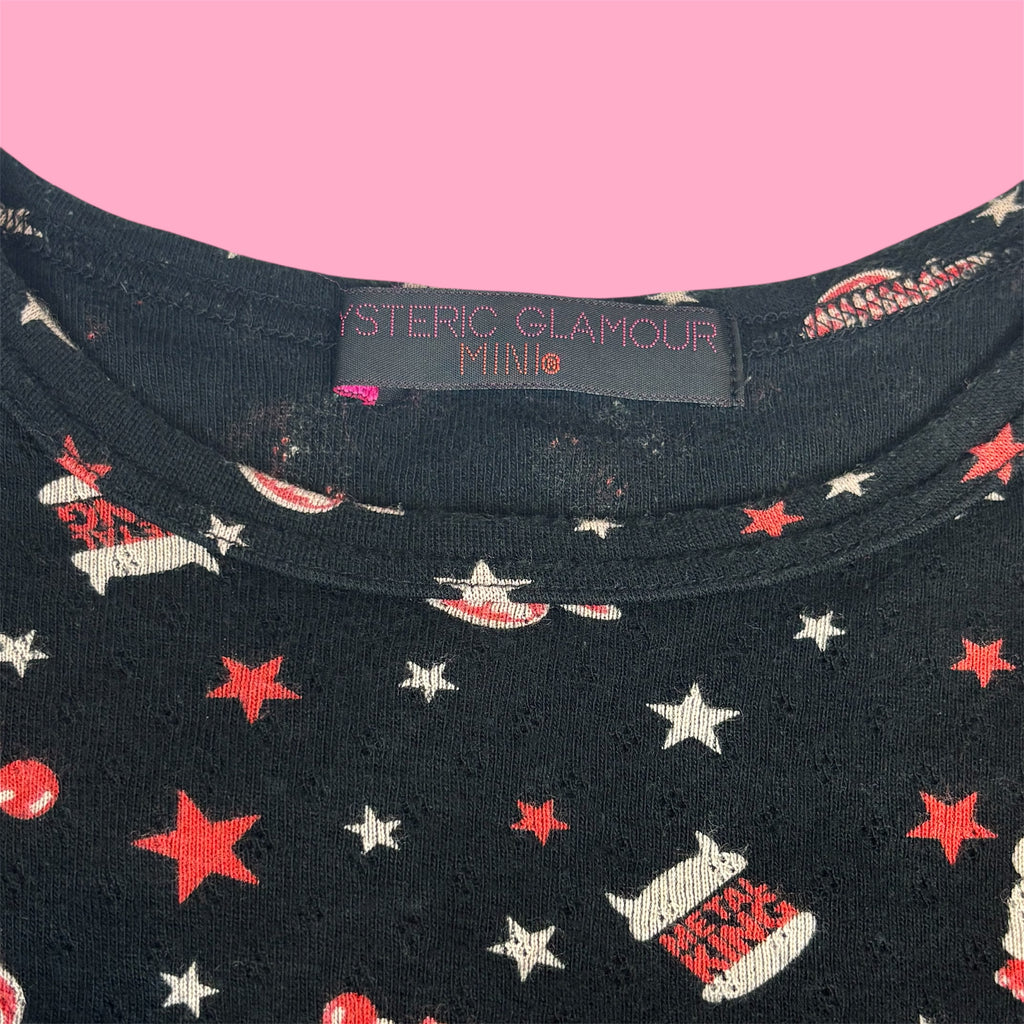 Hysteric Glamour Mini All-Over Print Baby Tee