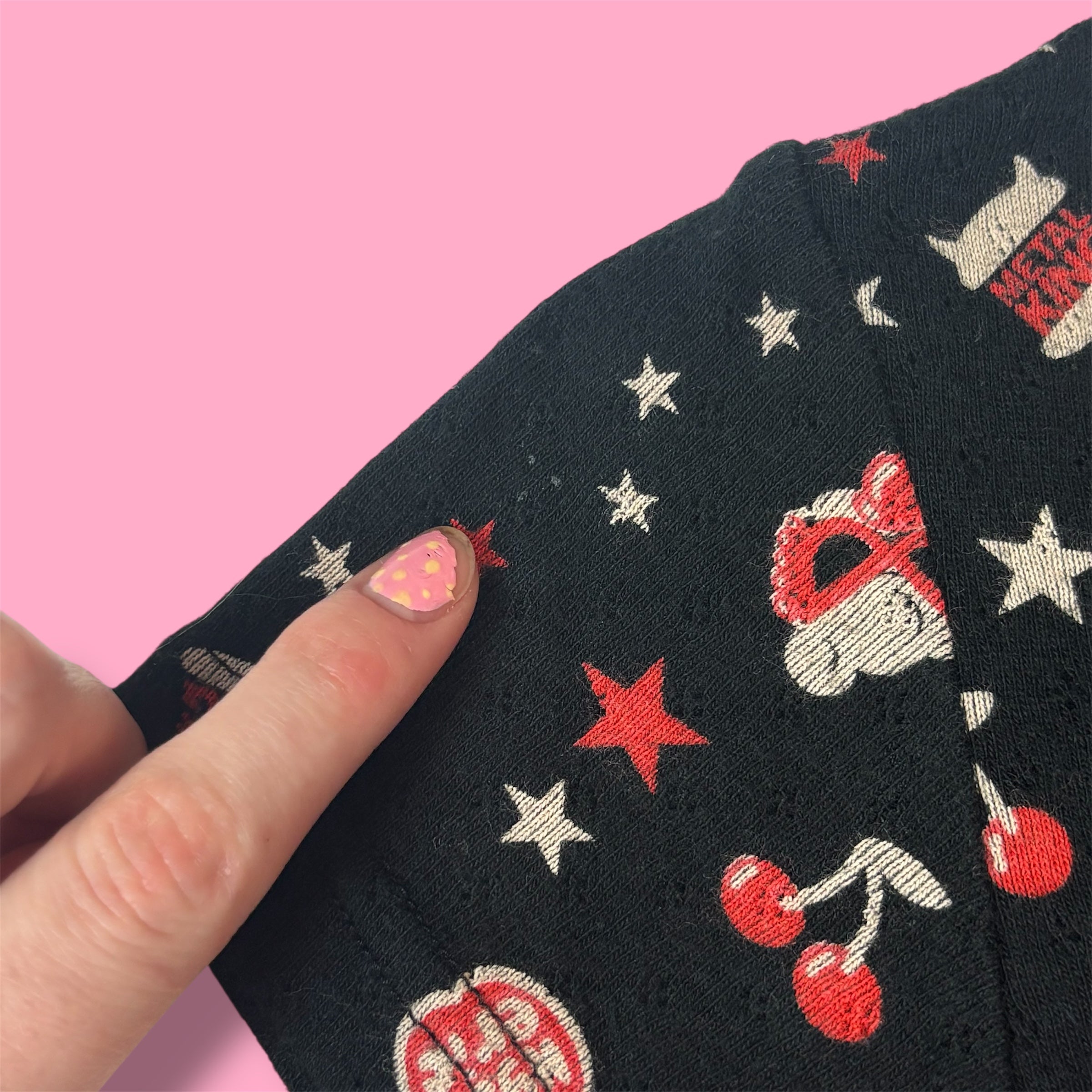 Hysteric Glamour Mini All-Over Print Baby Tee
