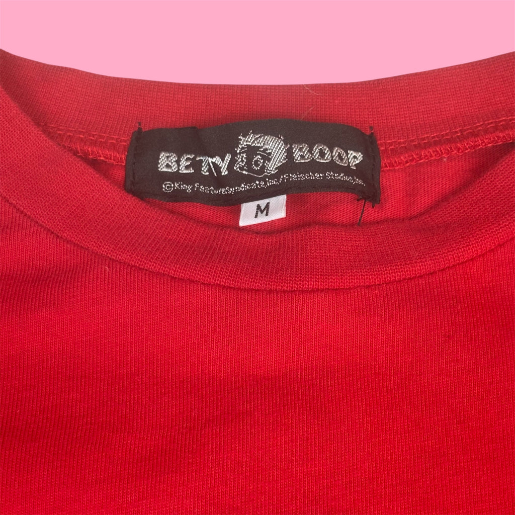 VTG Rare Betty Boop Biker Graphic Tee