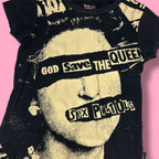 VTG Sex Pistols "God Save The Queen" Graphic Baby Tee